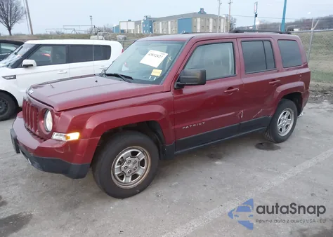 2015 Jeep Patriot Sport из США, поврежденный, VIN 1C4NJPBB6FD329734